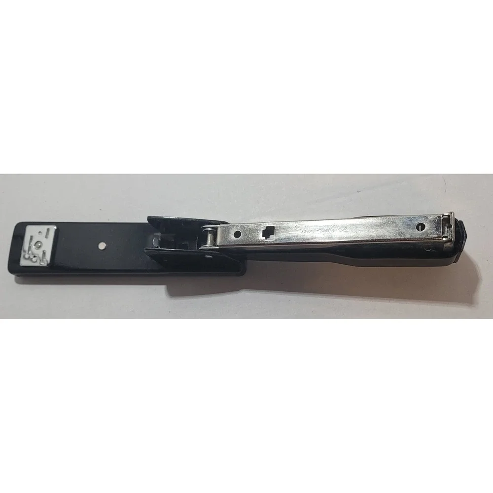 Vintage Swingline Black No 444 Metal Desk Stapler Works Great‎
